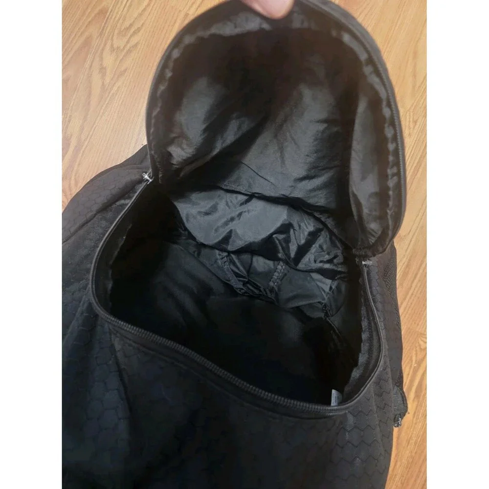 Under Armour Black Hexagon Honeycomb Backpack Sport Gym School Bag